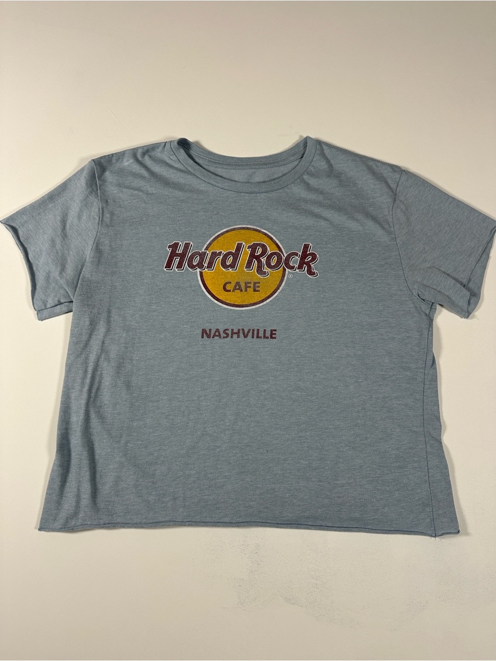 Hard Rock Cafe Nashville Women’s Cropped Short Sleeve Tee
